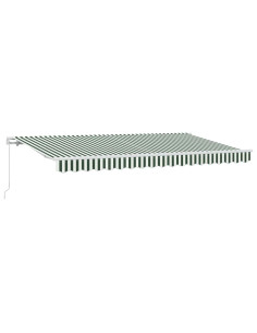 Tenda Retrattile Verde 400 x 200 cm Tessuto 2