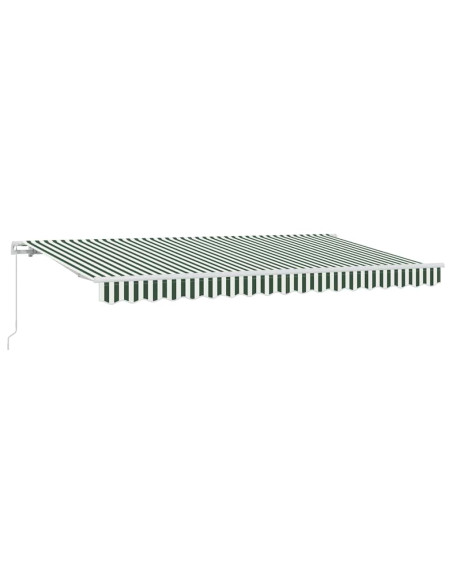 Tenda Retrattile Verde 400 x 200 cm Tessuto