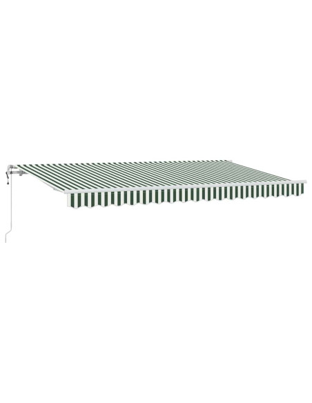 Tenda Retrattile Verde 400 x 200 cm Tessuto