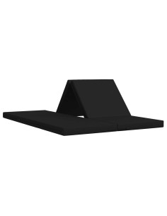 Divano Letto Pieghevole 140 x 67 x 45 cm Nero