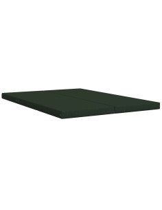 Divano Letto Pieghevole 140 x 67 x 45 cm Verde Scuro 2