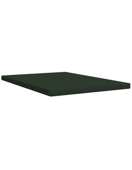 Divano Letto Pieghevole 140 x 67 x 45 cm Verde Scuro