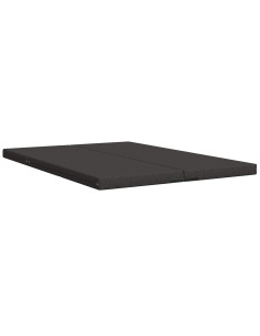 Divano Letto Pieghevole 140 x 67 x 45 cm Grigio Scuro 2