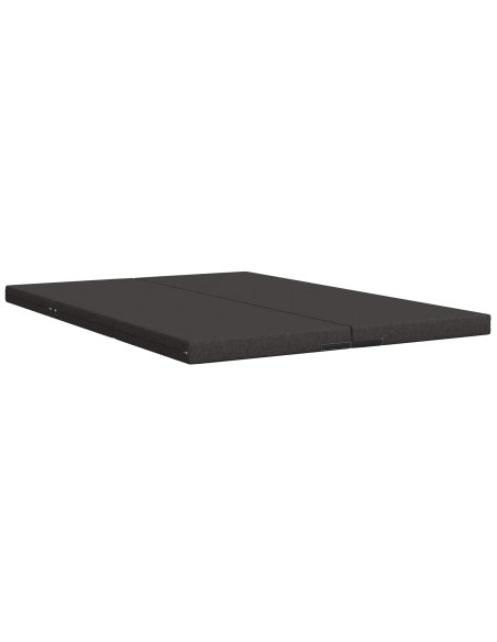 Divano Letto Pieghevole 140 x 67 x 45 cm Grigio Scuro