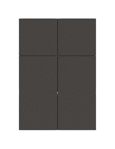 Divano Letto Pieghevole 140 x 67 x 45 cm Grigio Scuro