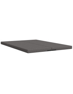 Divano Letto Pieghevole 140 x 67 x 45 cm Grigio Chiaro 2