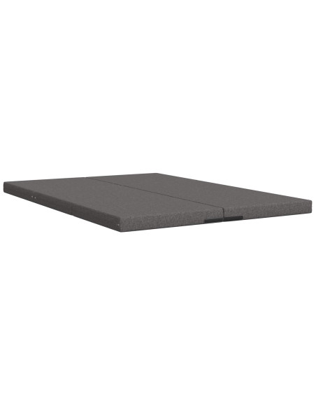 Divano Letto Pieghevole 140 x 67 x 45 cm Grigio Chiaro