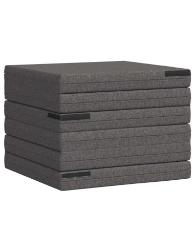 Divano Letto Pieghevole 140 x 67 x 45 cm Grigio Chiaro