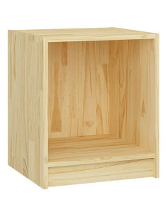 Comodino 35,5x33,5x41,5 cm in Legno Massello di Pino 2
