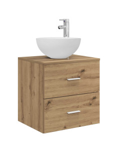 Mobile Lavabo da Parete Rovere Artigianale 49,5 x 41 x 64,5 cm