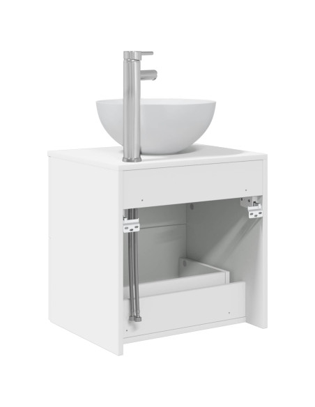 Mobile Lavabo da Parete Bianco 49,5 x 41 x 64,5 cm