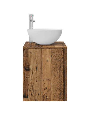 Mobile Lavabo da Parete Legno antico 49,5 x 41 x 64,5 cm