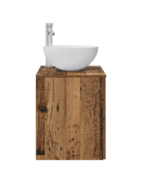 Mobile Lavabo da Parete Legno antico 49,5 x 41 x 64,5 cm
