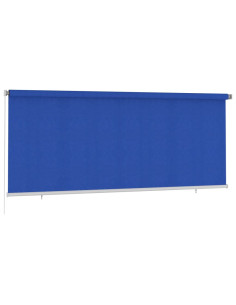 Tenda a Rullo per Esterni 350x140 cm Blu HDPE