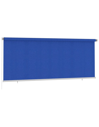 Tenda a Rullo per Esterni 350x140 cm Blu HDPE