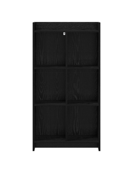 Libreria Rovere Nero 59 x 30 x 111 cm Legno ingegnerizzato