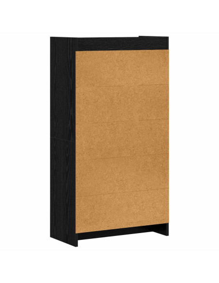Libreria Rovere Nero 59 x 30 x 111 cm Legno ingegnerizzato