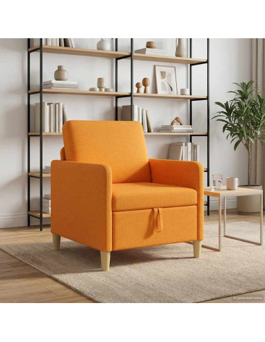 Divano con Storage Giallo Scuro 72 x 78 x 87 cm Poliestere