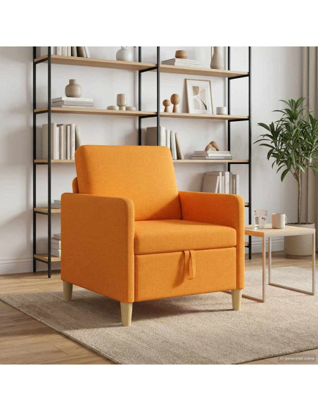 Divano con Storage Giallo Scuro 72 x 78 x 87 cm Poliestere