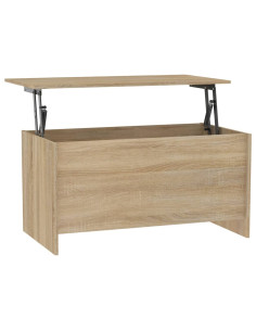 Tavolino Rovere Sonoma 102x55,5x52,5 cm in Legno Multistrato 2