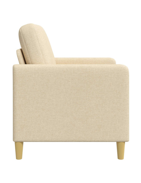 Divano con Storage Crema 72 x 78 x 87 cm Poliestere