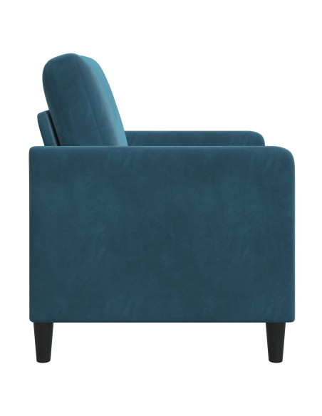 Divano con Storage Blu 72 x 78 x 87 cm Poliestere