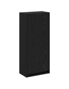 Mobile lavabo da parete Rovere Nero 35 x 20 x 81 cm