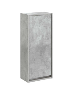 Mobile lavabo da parete Grigio Cemento 35 x 20 x 81 cm
