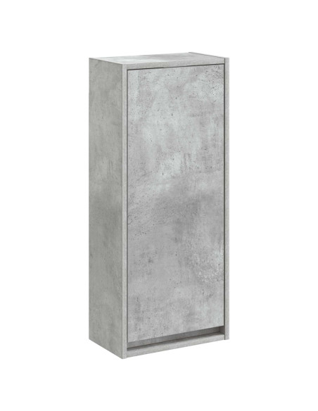 Mobile lavabo da parete Grigio Cemento 35 x 20 x 81 cm