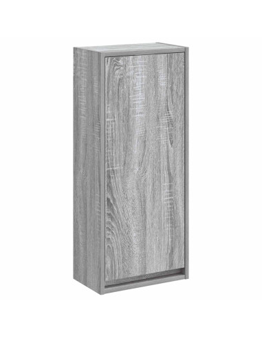 Mobile lavabo da parete Sonoma grigio 35 x 20 x 81 cm