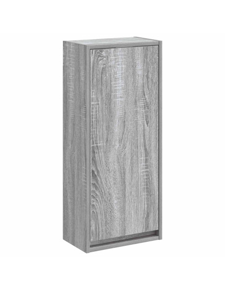 Mobile lavabo da parete Sonoma grigio 35 x 20 x 81 cm