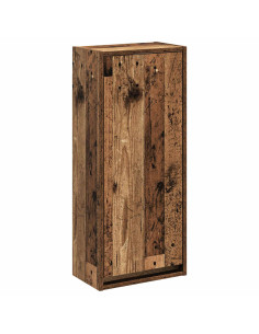 Mobile lavabo da parete Legno antico 35 x 20 x 81 cm