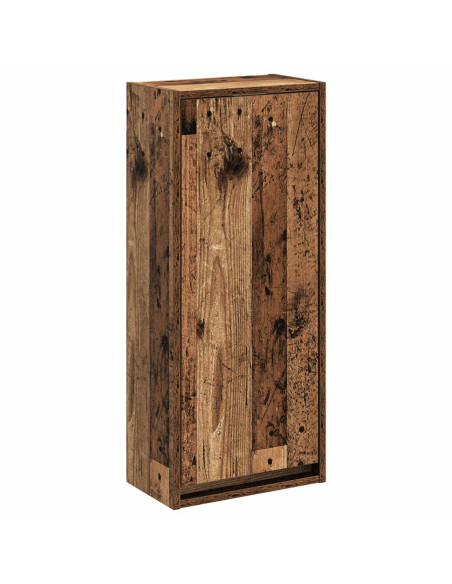 Mobile lavabo da parete Legno antico 35 x 20 x 81 cm