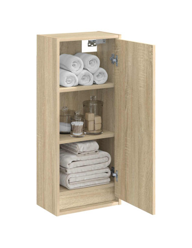 Mobile lavabo da parete Rovere Sonoma 35 x 20 x 81 cm