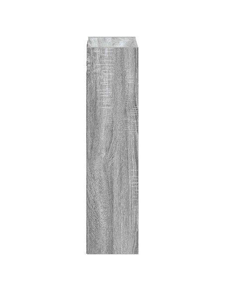 Mobile lavabo da parete Sonoma grigio 35 x 20 x 81 cm