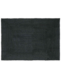 Tappeti per area Rettangolare Grigio Scuro 200 x 290 cm Juta