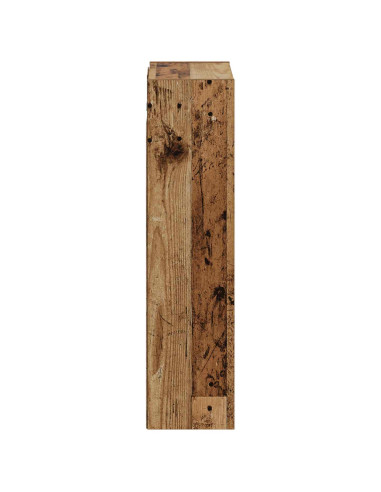 Mobile lavabo da parete Legno antico 35 x 20 x 81 cm