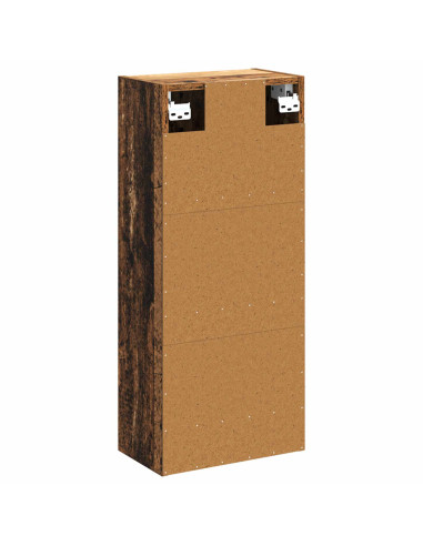 Mobile lavabo da parete Legno antico 35 x 20 x 81 cm
