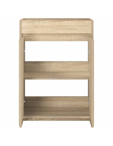 Mobiletto da Bagno Sotto Lavabo Rovere Sonoma 56 x 37,5 x 81 cm
