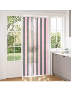 Tenda per insetti in chenille Grigio Argento e Rosa