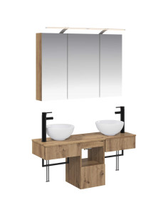 Set di Armadi da Bagno 4 pcs 100 x 14,5 x 70 cm