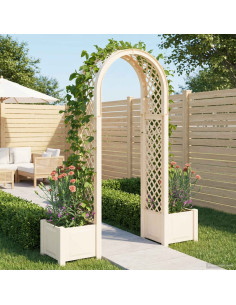 Arco di Rose con Vaso Bianco 168,5 x 43 x 207 cm PP
