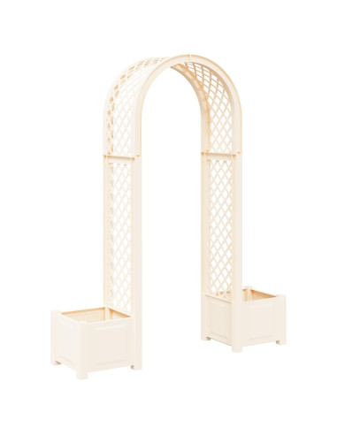 Arco di Rose con Vaso Bianco 168,5 x 43 x 207 cm PP