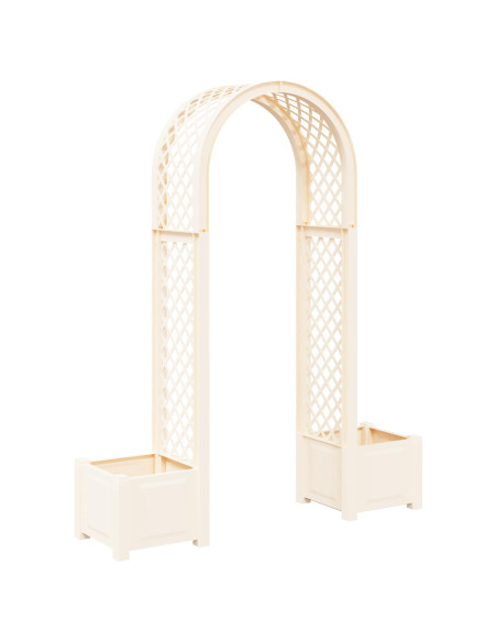 Arco di Rose con Vaso Bianco 168,5 x 43 x 207 cm PP