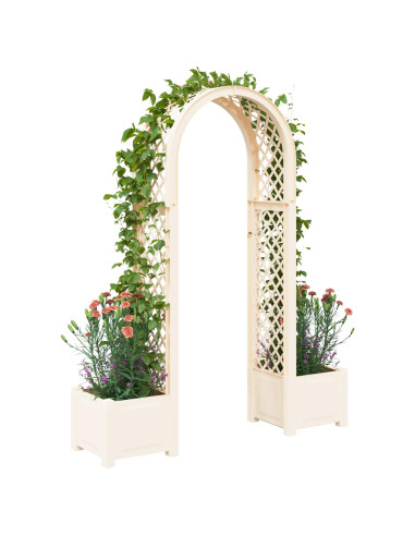 Arco di Rose con Vaso Bianco 168,5 x 43 x 207 cm PP