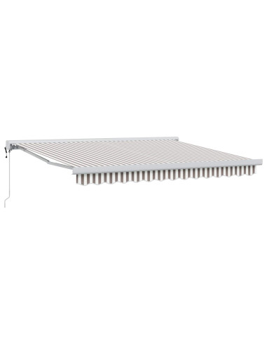 Tenda da Sole Grigio chiaro e bianco 300 x 250 cm