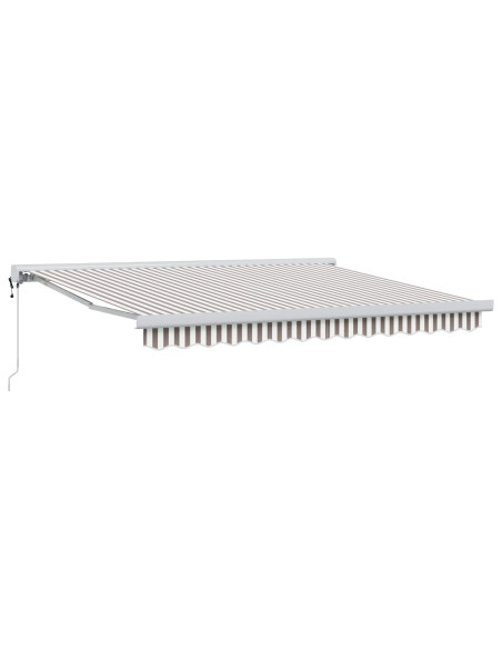 Tenda da Sole Grigio chiaro e bianco 300 x 250 cm
