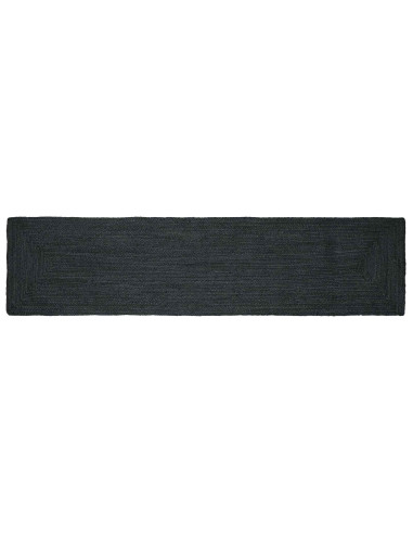 Tappeti per area Rettangolare Grigio Scuro 60 x 250 cm Juta