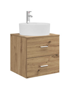 Mobile Lavabo da Parete Rovere Artigianale 49,5 x 44,5 x 65 cm