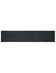 Tappeti per area Rettangolare Grigio Scuro 60 x 400 cm Juta